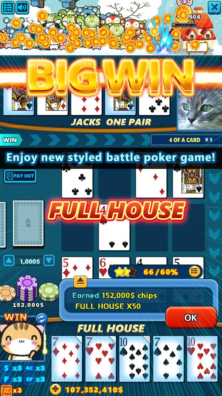 Animal battle poker