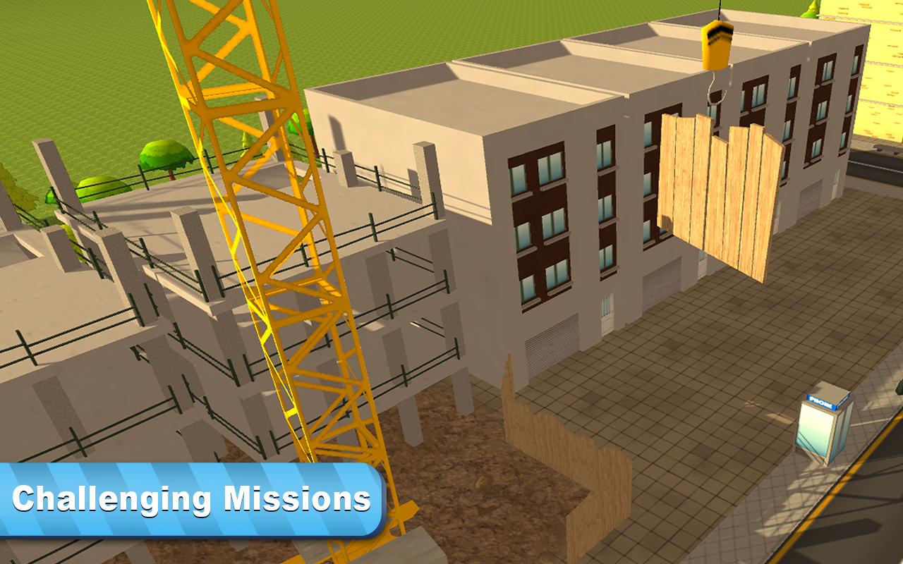 City Tower Crane Simulator 3D