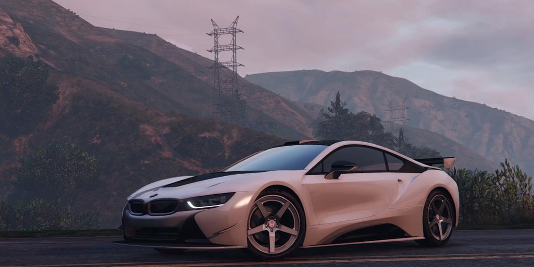 Driving BMW Simulator i8