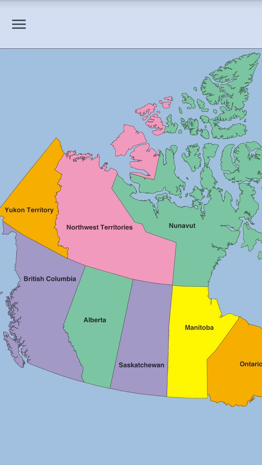 Canada Map Puzzle