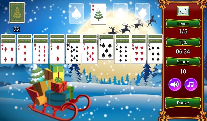 Christmas Solitaire Game