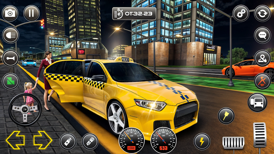 Crazy Car Taxi Simulator