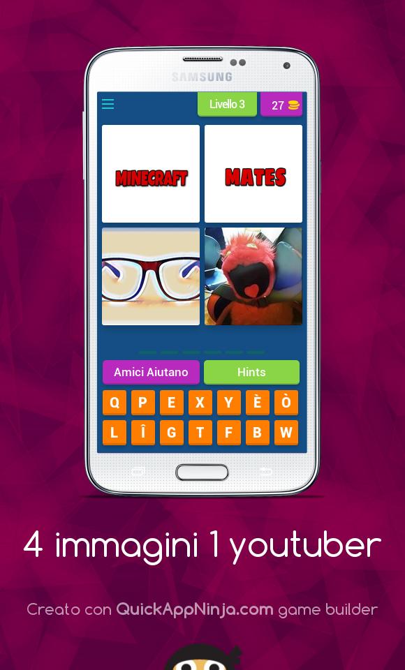 Yt Quiz 4 immagini 1 youtuber