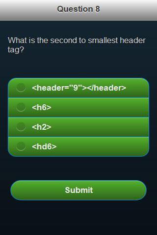 Web Language Quiz