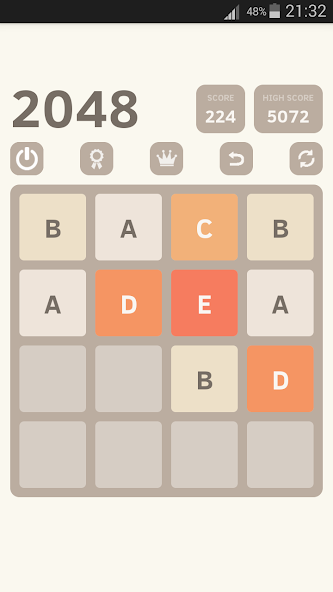 2048 Alphabet