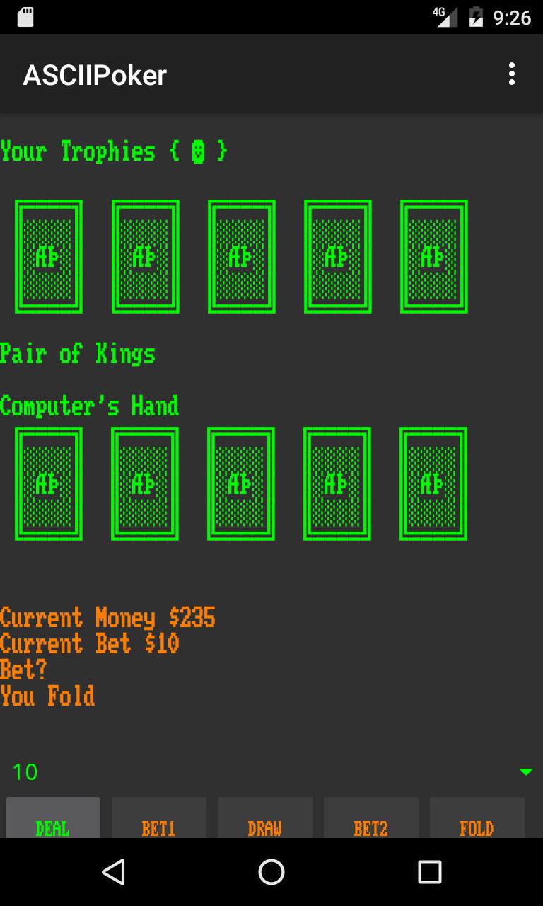 ASCIIPoker